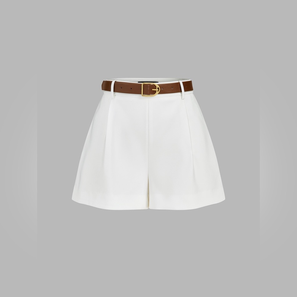 Commense Draped Sleeveless Top & Belted Shorts Set - Picture 5 of 5
